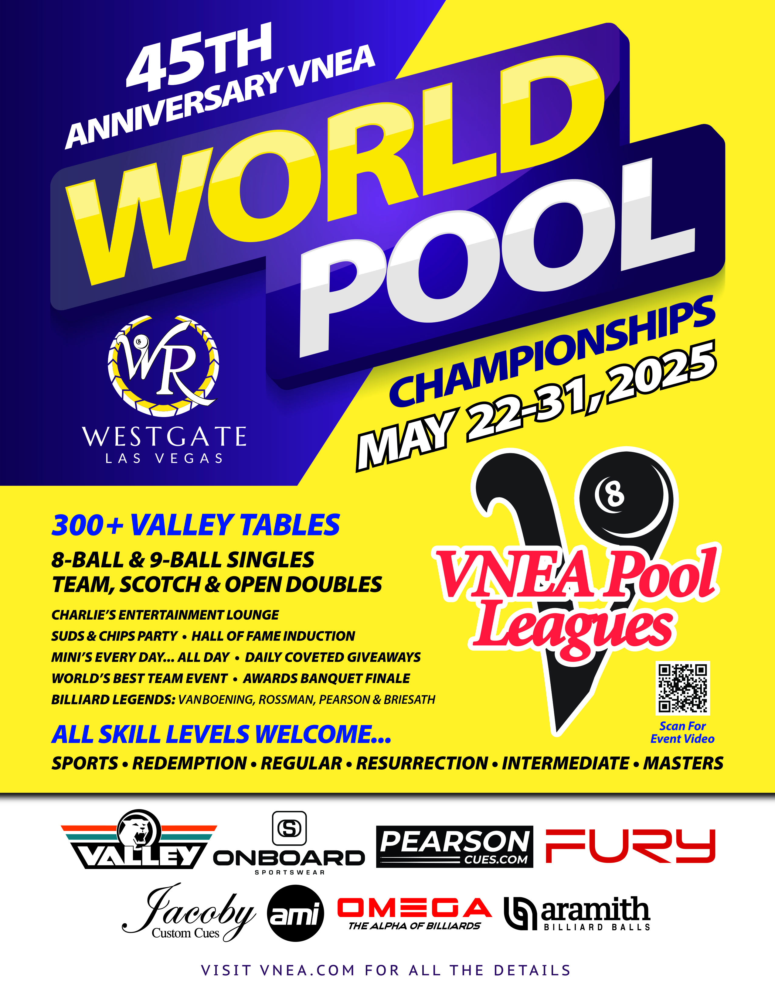 2025 VNEA World Pool Championships!